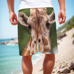Funny Giraffe Print Men's Cargo Shorts