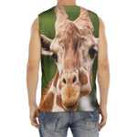 Funny Giraffe Print Men's Fitness Tank Top
