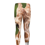 Funny Giraffe Print Men's leggings