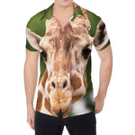 Funny Giraffe Print Men's Shirt