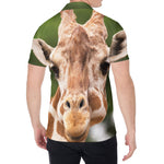 Funny Giraffe Print Men's Shirt