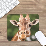 Funny Giraffe Print Mouse Pad