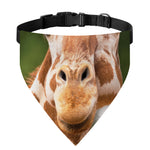 Funny Giraffe Print Over The Collar Dog Bandana