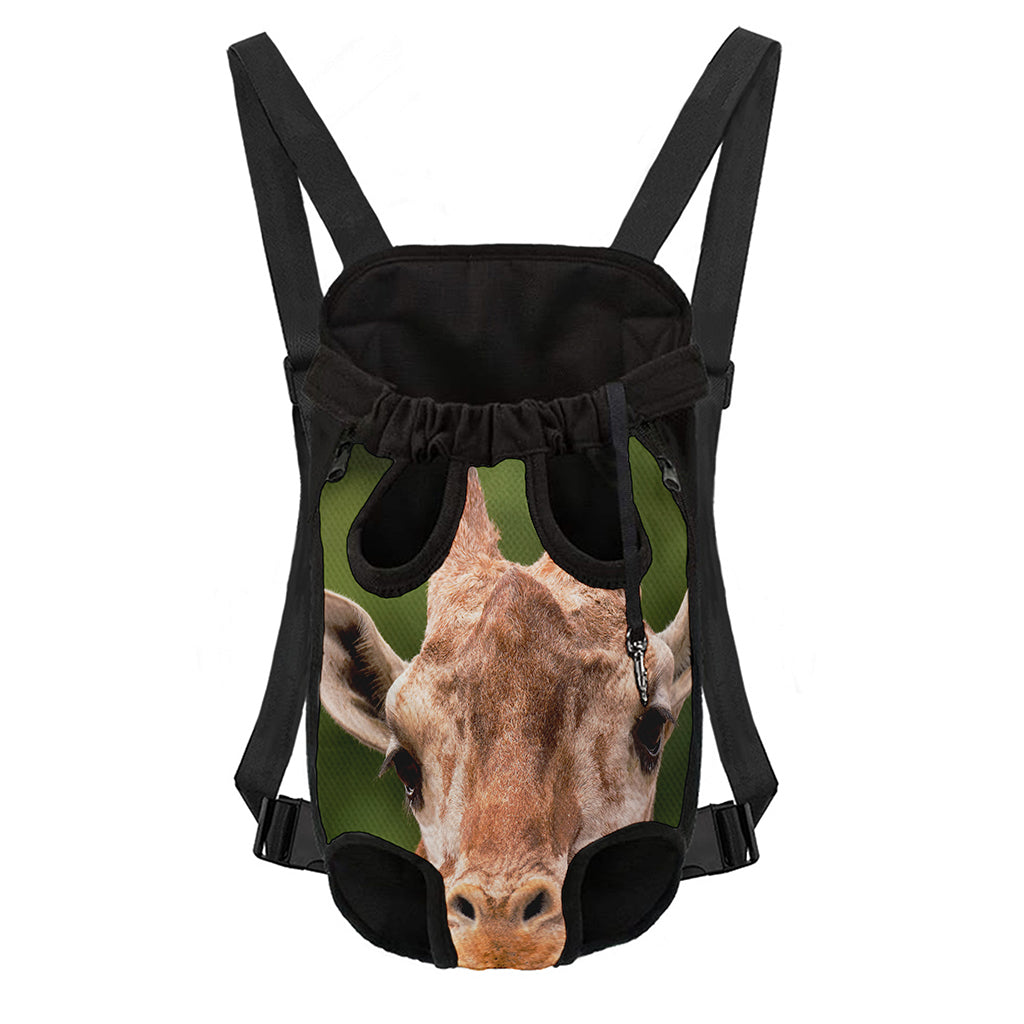 Funny Giraffe Print Pet Carrier Backpack
