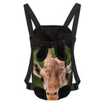 Funny Giraffe Print Pet Carrier Backpack