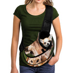Funny Giraffe Print Pet Sling Carrier