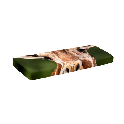 Funny Giraffe Print Piano Keyboard Cover