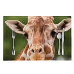 Funny Giraffe Print Placemat