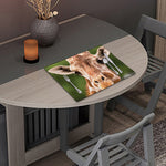 Funny Giraffe Print Placemat