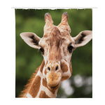 Funny Giraffe Print Polyester Shower Curtain