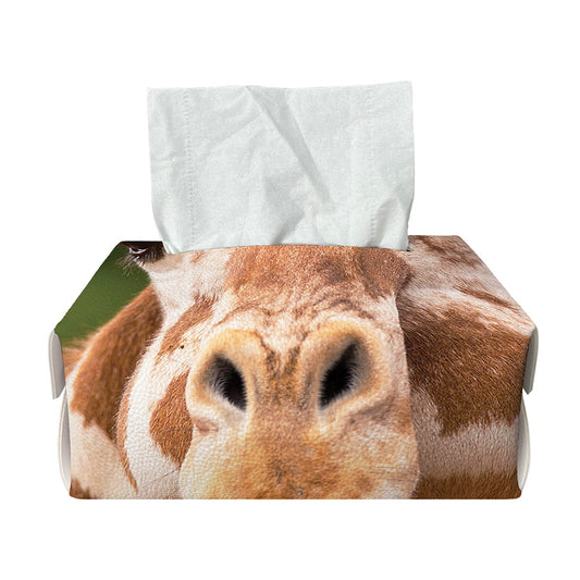 Funny Giraffe Print Rectangle Tissue Box Cover