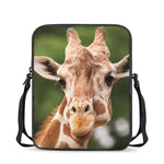 Funny Giraffe Print Rectangular Crossbody Bag