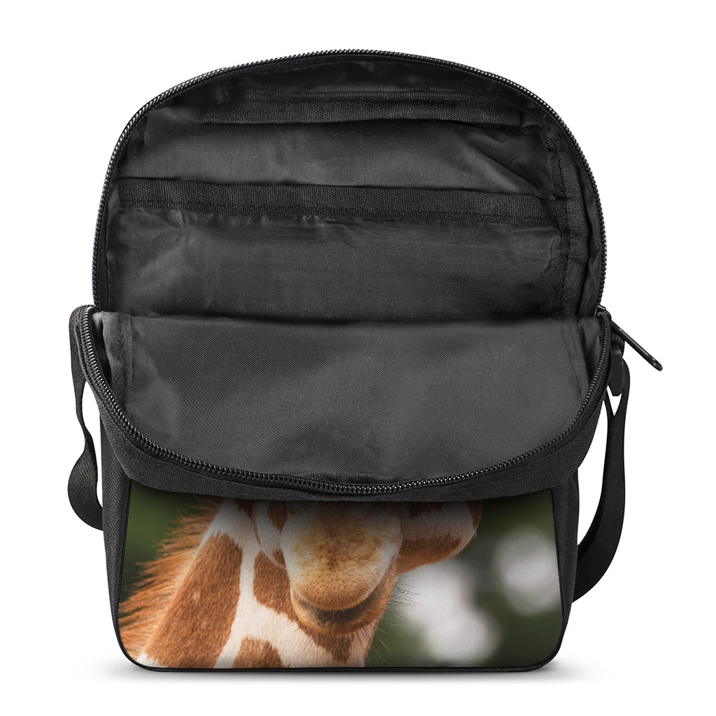 Funny Giraffe Print Rectangular Crossbody Bag
