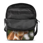 Funny Giraffe Print Rectangular Crossbody Bag