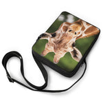 Funny Giraffe Print Rectangular Crossbody Bag