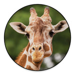Funny Giraffe Print Round Floor Mat