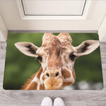 Funny Giraffe Print Rubber Doormat