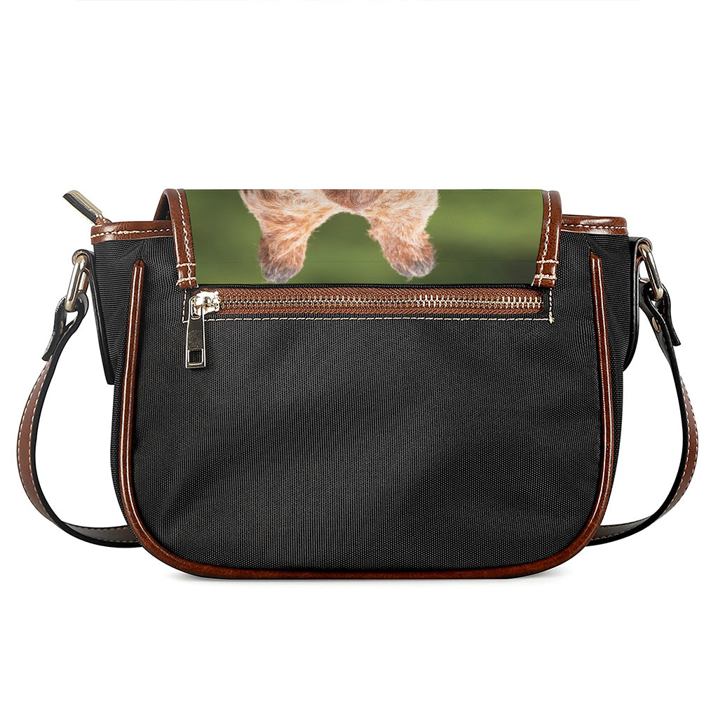 Funny Giraffe Print Saddle Bag