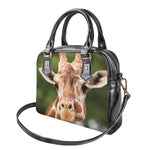 Funny Giraffe Print Shoulder Handbag