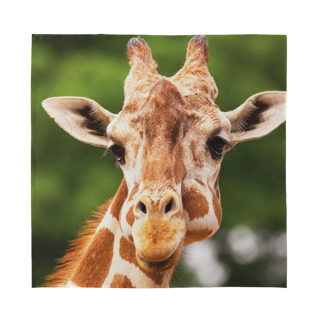 Funny Giraffe Print Silk Bandana