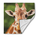 Funny Giraffe Print Silk Bandana