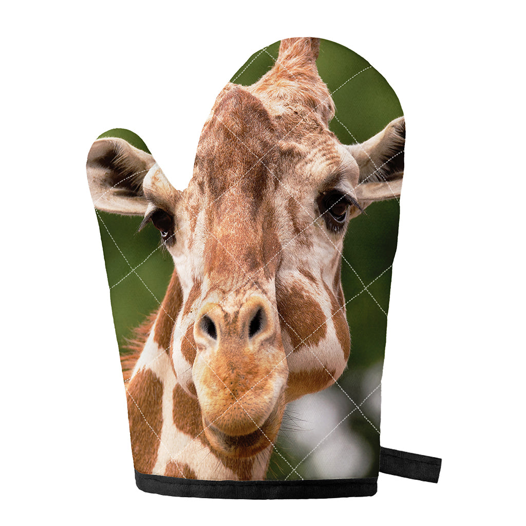 Funny Giraffe Print Single Oven Mitt