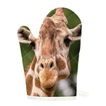 Funny Giraffe Print Single Oven Mitt