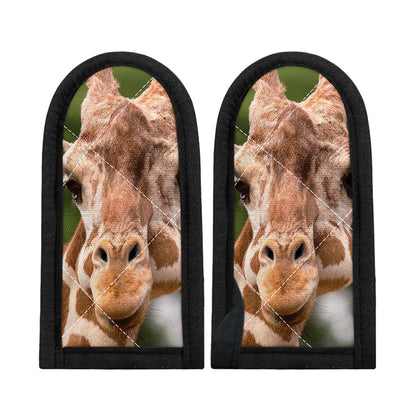 Funny Giraffe Print Skillet Handle Cover