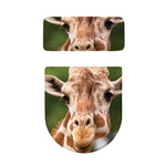 Funny Giraffe Print Toilet Lid And Tank Cover Set