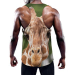Funny Giraffe Print Training Tank Top