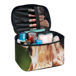 Funny Giraffe Print Travel Makeup Bag