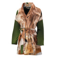 Funny Giraffe Print Women's Bathrobe