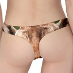 Funny Giraffe Print Women's Thong