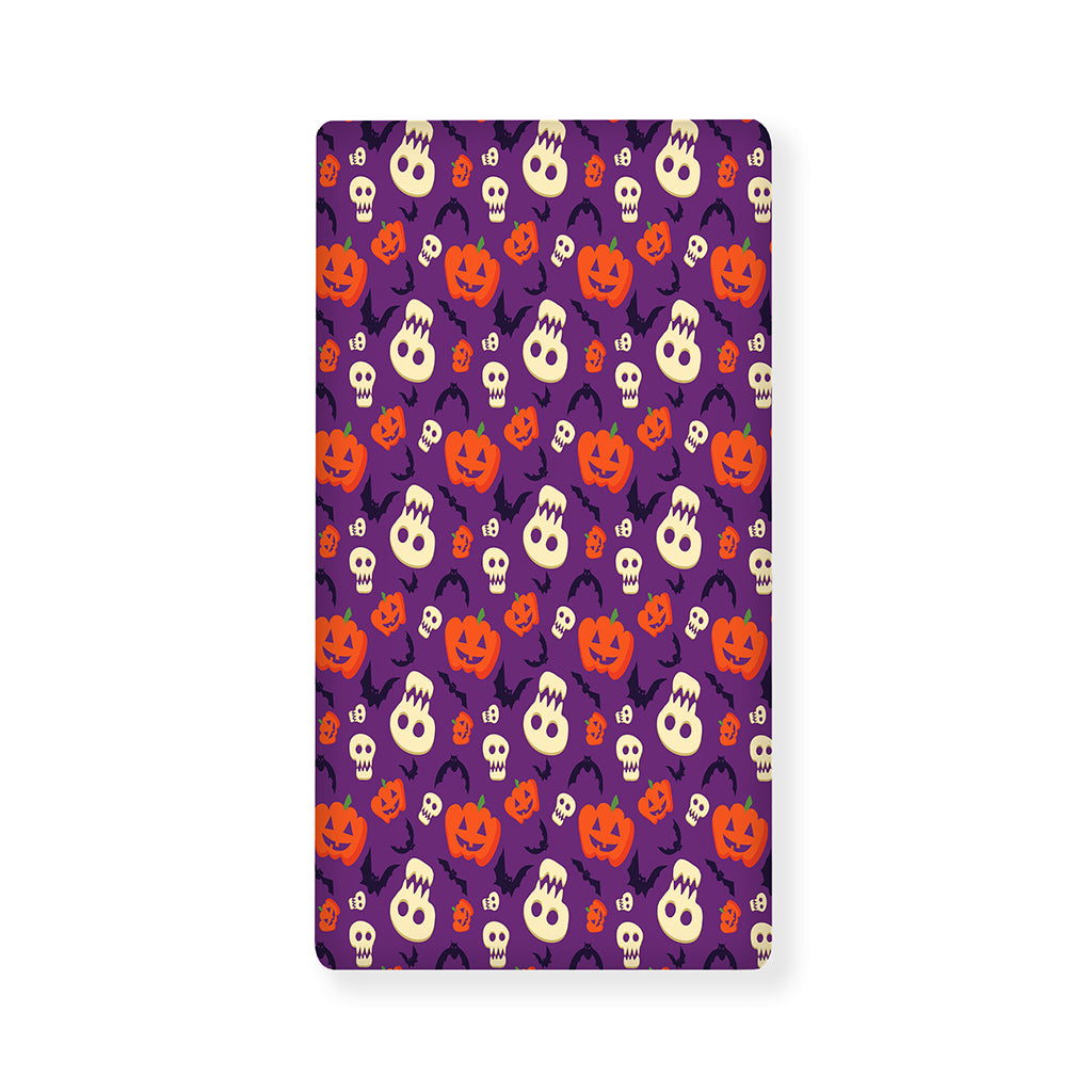 Funny Halloween Pumpkin Pattern Print Baby Crib Sheet