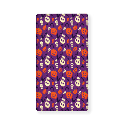 Funny Halloween Pumpkin Pattern Print Baby Crib Sheet