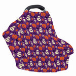 Funny Halloween Pumpkin Pattern Print Baby Seat Cover