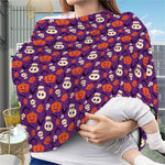 Funny Halloween Pumpkin Pattern Print Baby Seat Cover