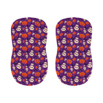 Funny Halloween Pumpkin Pattern Print Bar Stool Covers