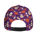 Funny Halloween Pumpkin Pattern Print Baseball Cap