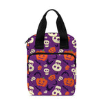 Funny Halloween Pumpkin Pattern Print Bible Tote Bag