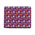 Funny Halloween Pumpkin Pattern Print Bifold Wallet