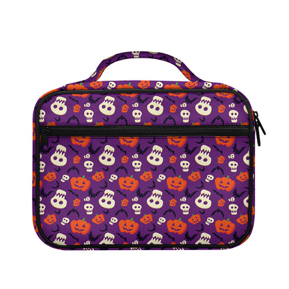 Funny Halloween Pumpkin Pattern Print Briefcase Bible Bag