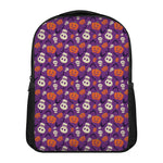 Funny Halloween Pumpkin Pattern Print Casual Backpack
