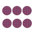 Funny Halloween Pumpkin Pattern Print Coaster Set
