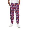 Funny Halloween Pumpkin Pattern Print Cotton Sweatpants