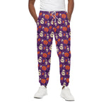 Funny Halloween Pumpkin Pattern Print Cotton Pants