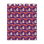 Funny Halloween Pumpkin Pattern Print Curtain