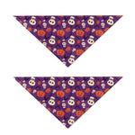 Funny Halloween Pumpkin Pattern Print Dog Bandana