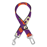 Funny Halloween Pumpkin Pattern Print Dog Seat Belt