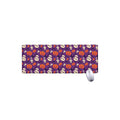 Funny Halloween Pumpkin Pattern Print Extended Mouse Pad